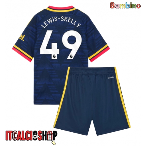 Arsenal Myles Lewis-Skelly #49 Seconda Maglia Bambino 2026-27 Manica Corta (+ Pantaloni corti)
